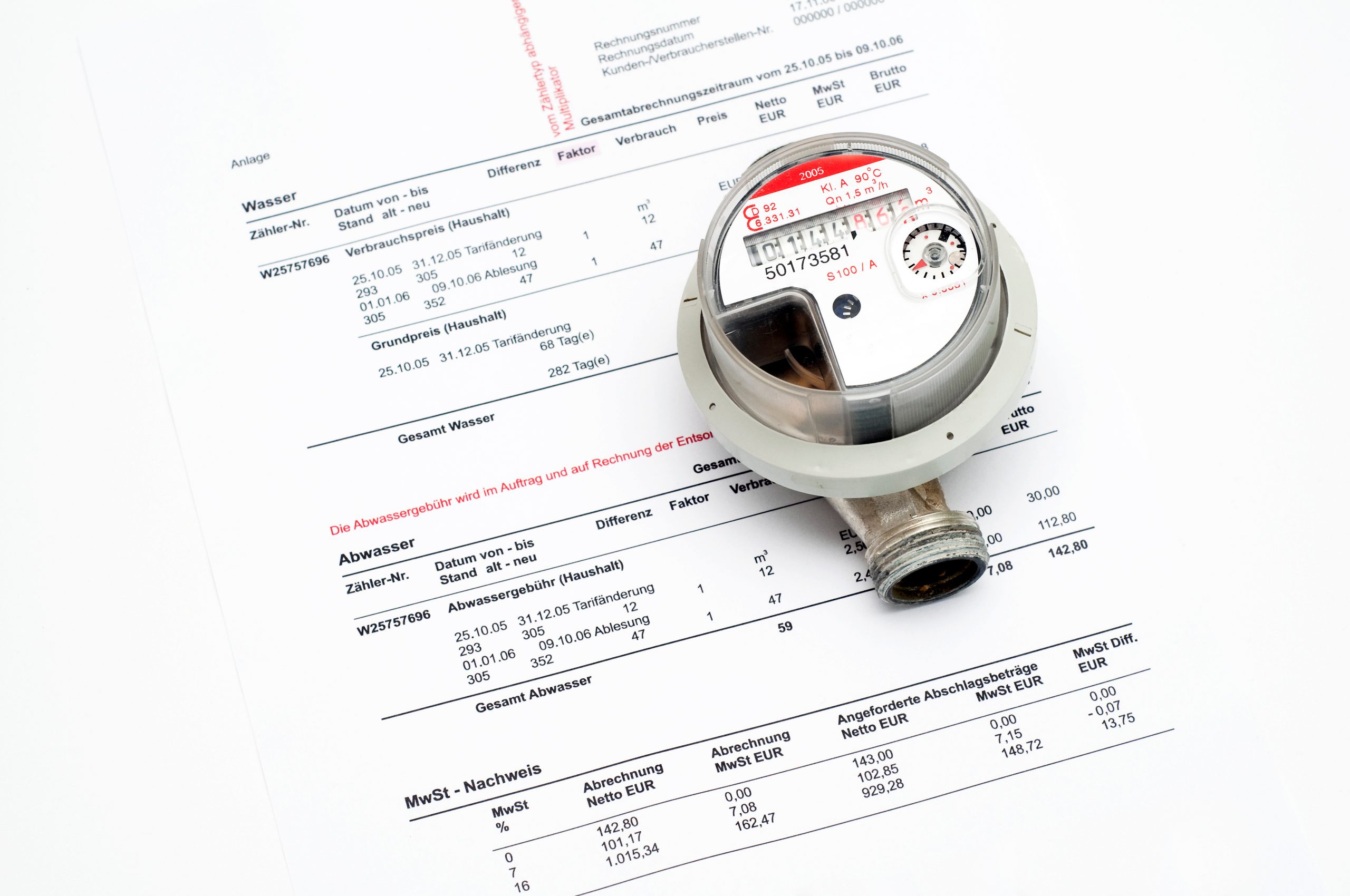 Welche Daten für Heizkostenabrechnung?